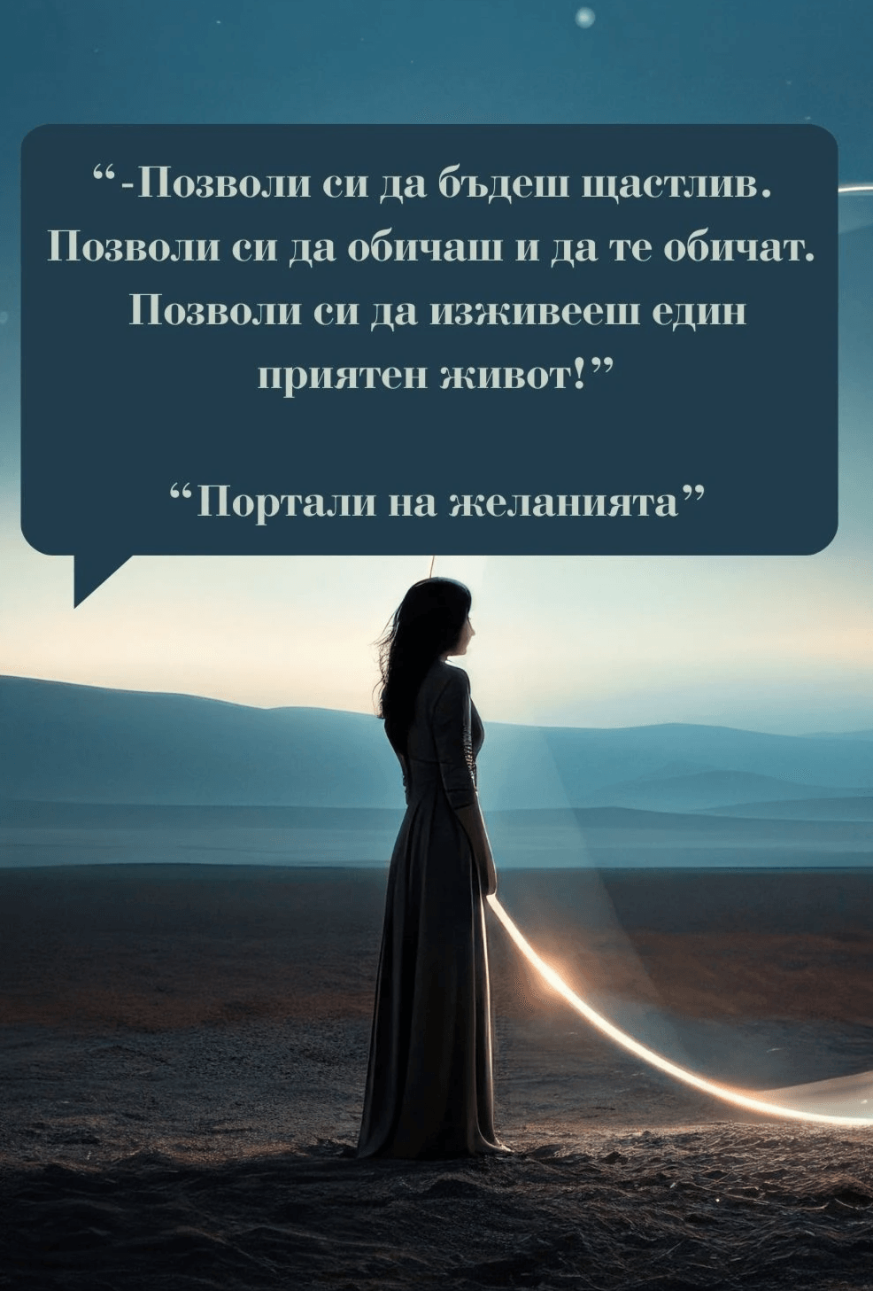 Цитат за щастието и живота от романа Портали на желанията