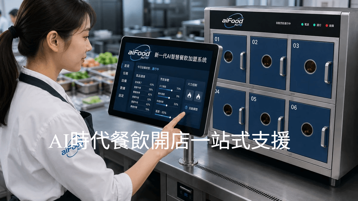AI智慧商用炒菜機器人與餐飲店自動化設備。餐飲店一站式輸出,解決開店問題並節省開店經費。從技術、裝修設計、設備、桌椅、軟裝等,全球一站式開店協助 AI智慧商用炒菜機器人與餐飲店自動化設備。餐飲店一站式輸出,解決開店問題並節省開店經費。從技術、裝修設計、設備、桌椅、軟裝等,全球一站式開店協助