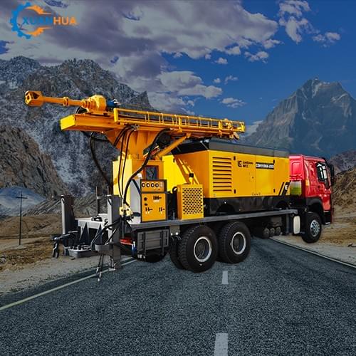 YCT-350 350m depth well drilling truck , multipurpose water well drilling truck