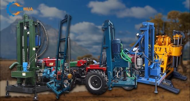 Lowest Cost Shallow Drilling Rig , Water Well Rotary Drilling Rig