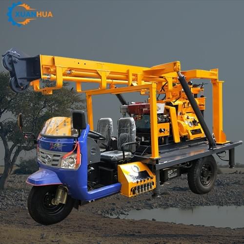 YCS-200S 200m Depth Tricycle Mounted Water Well Drilling Rigs with Mud Pump