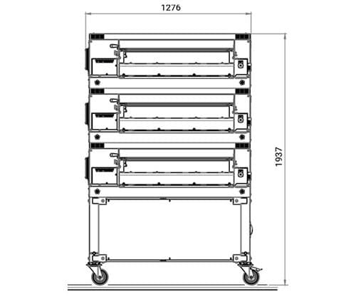 OEM TL108LCD 履帶式電力型烤爐尺寸參考圖 OEM TL108LCD 履帶式電力型烤爐尺寸參考圖