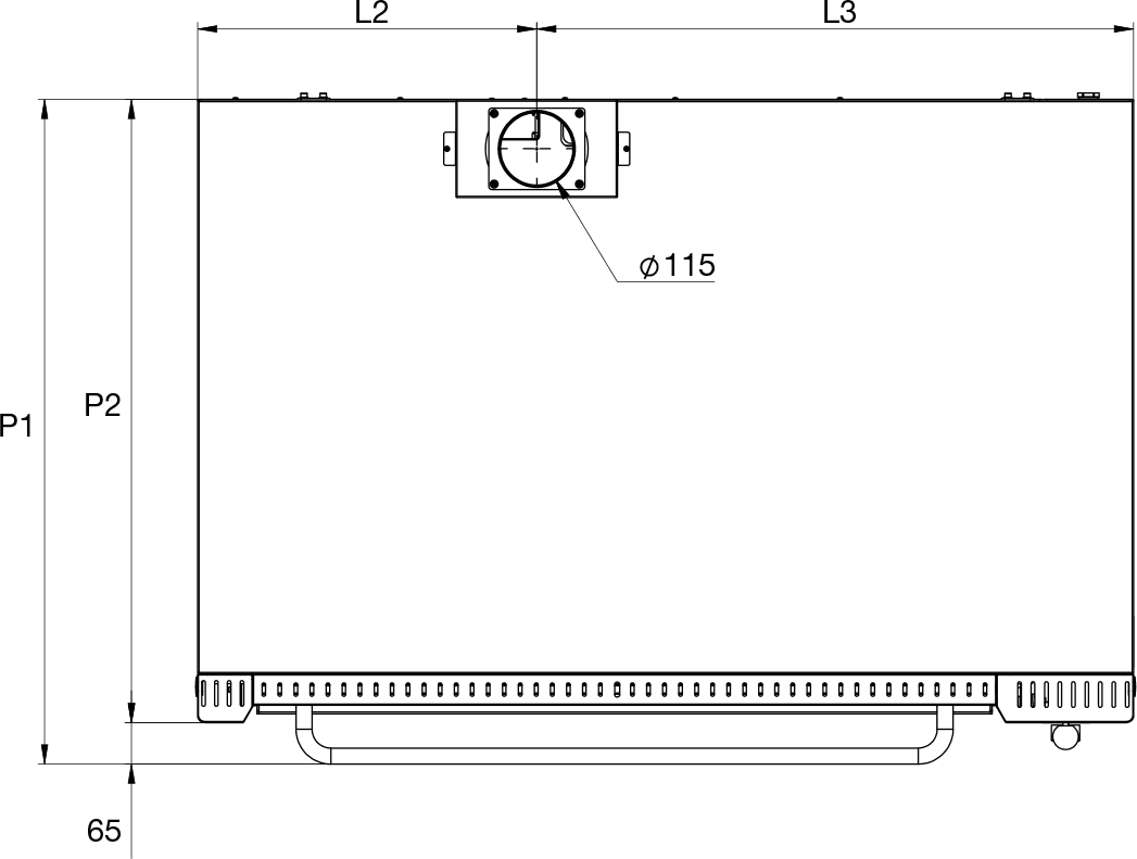 OEM VALIDO 電力型烤箱相關尺寸圖 OEM VALIDO 電力型烤箱相關尺寸圖