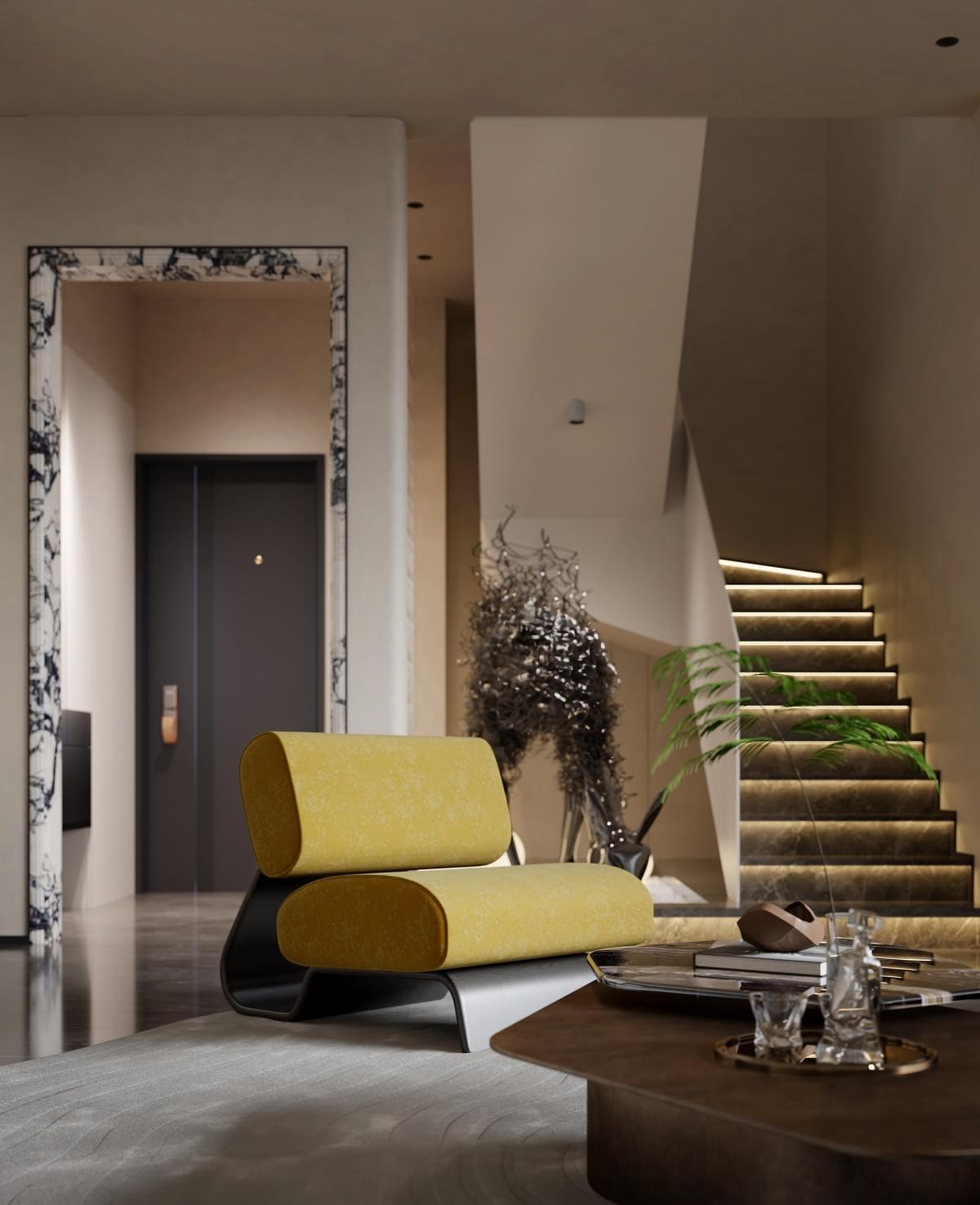 Pure Serene Modern | China Resources Yuexi, Minimalist Textured Private Urban Residence