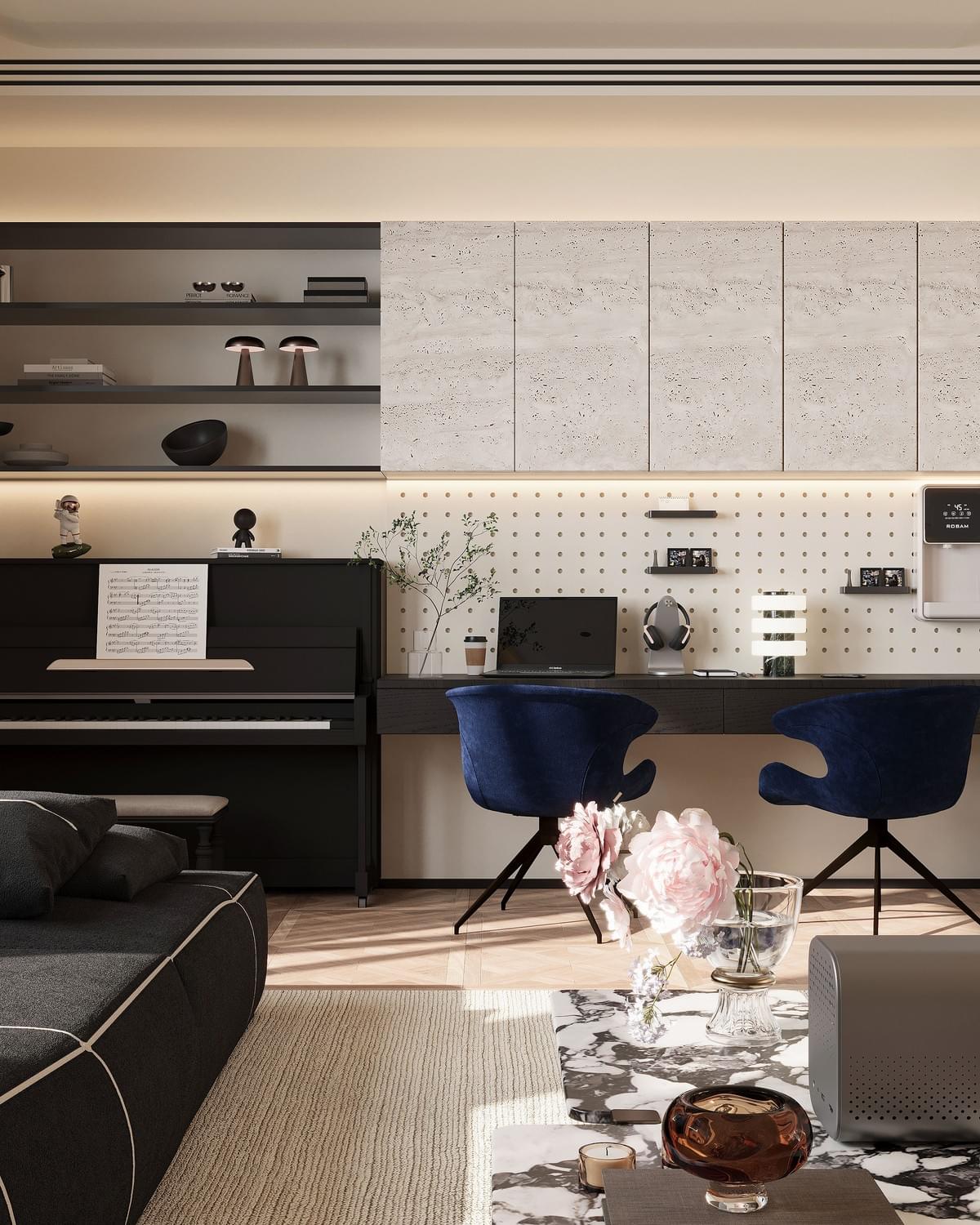 Light Modern | China Resources Yuexi, A Model Residence Featuring a Pure and Streamlined Leisure Lob