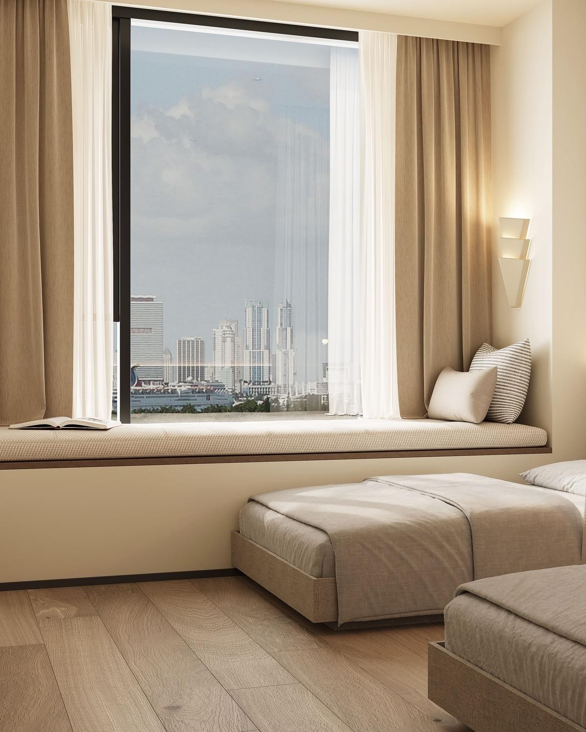 Pure Serene Modern | China Resources Yuexi, Minimalist Textured Private Urban Residence