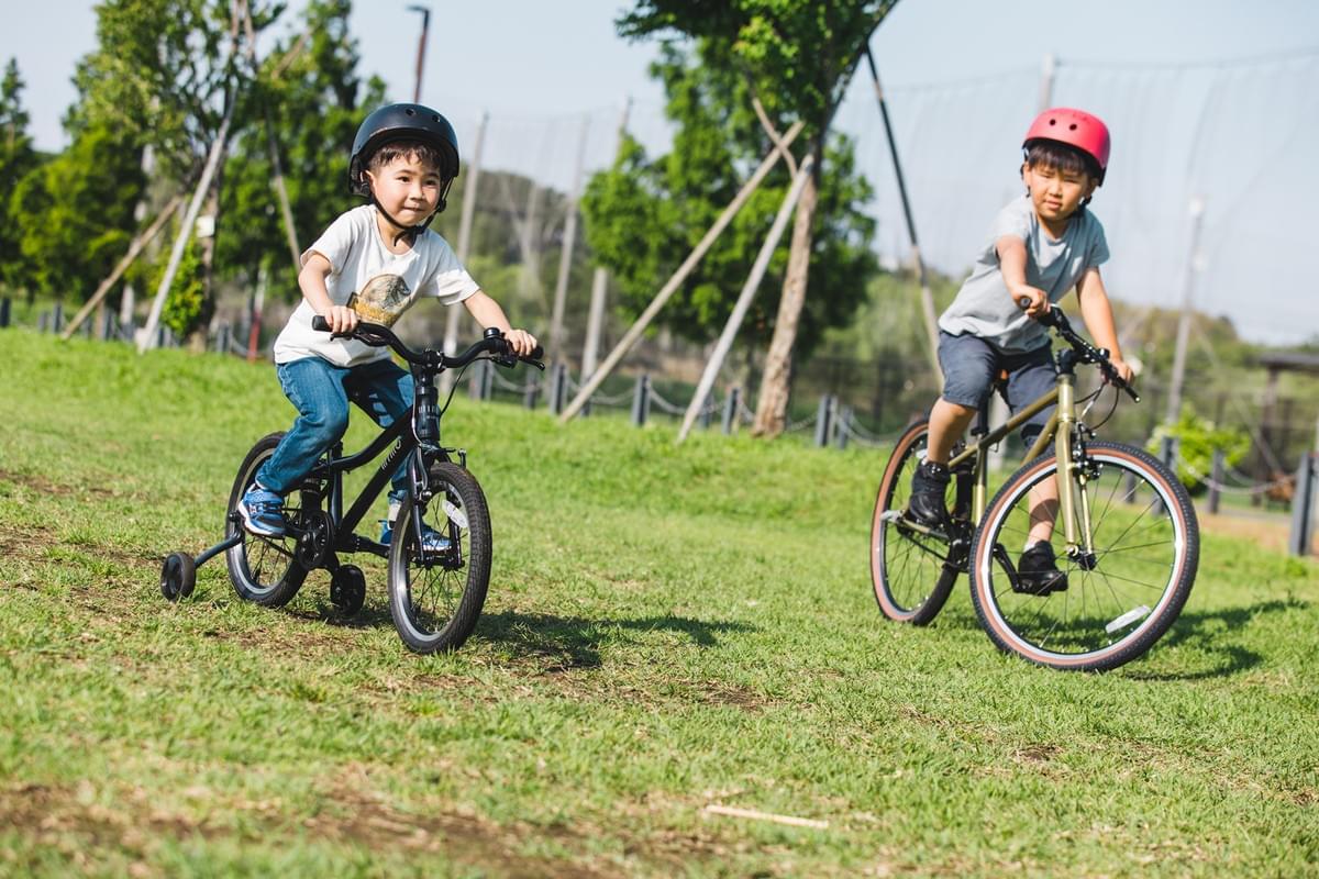 子供自転車　補助輪　練習　wimo kids