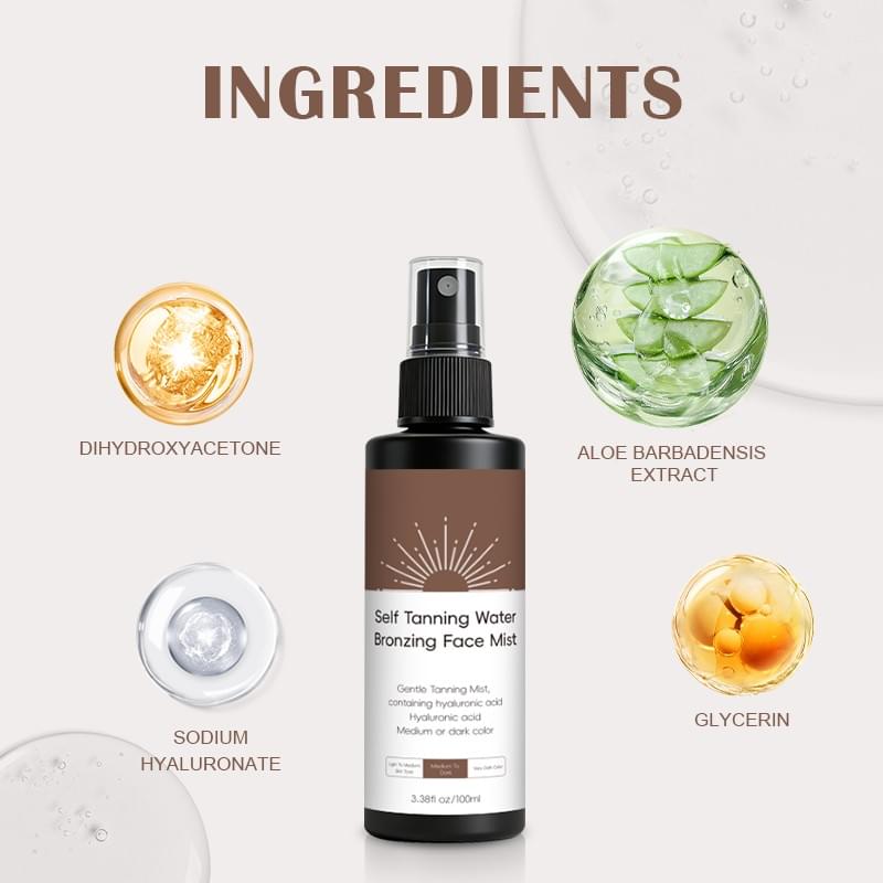 Self Tanning Water – Bronzing Face Mist