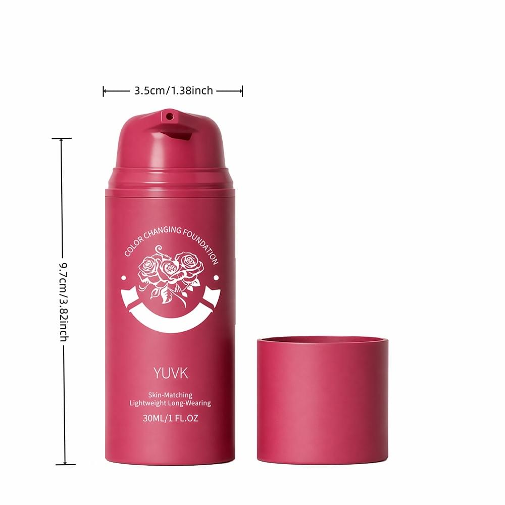 Skin-Matching Lightweight Long-Wearing Foundation