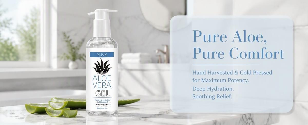 Aloe Vera Gel – Hand Harvested & Cold Pressed