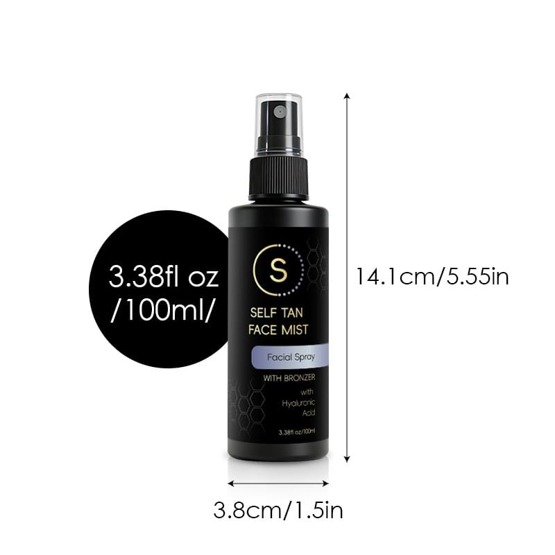 Self Tan Face Mist – with Bronzer & Hyaluronic Acid