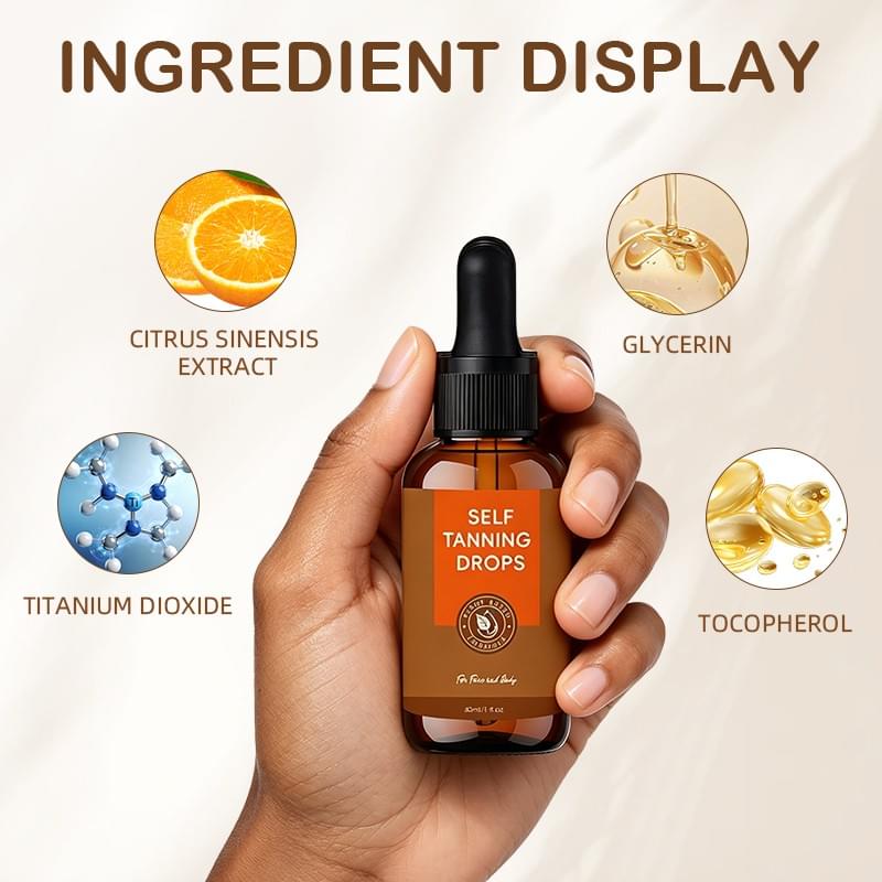 Self Tanning Drops – For Face and Body