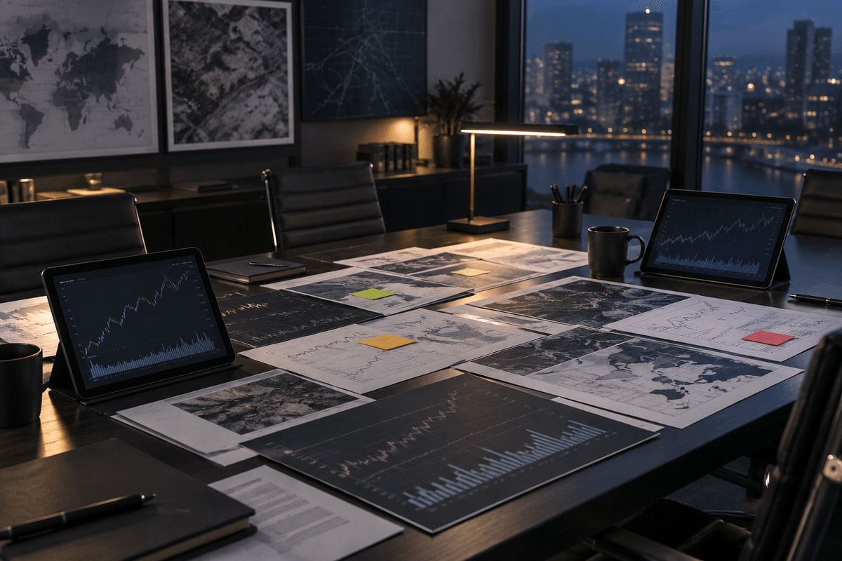 Illustrative analyst review workspace representing AsterNode's human validation process.