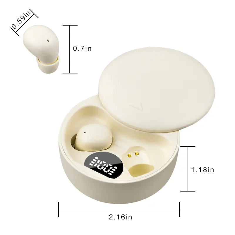 SK26 New Mini Sleep True Wireless Noise‑Cancelling In‑Ear Bluetooth Earbuds