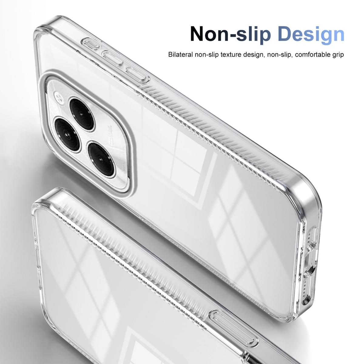Clear Dual‑Layer Shockproof Case for Infinix & Tecno Spark Series