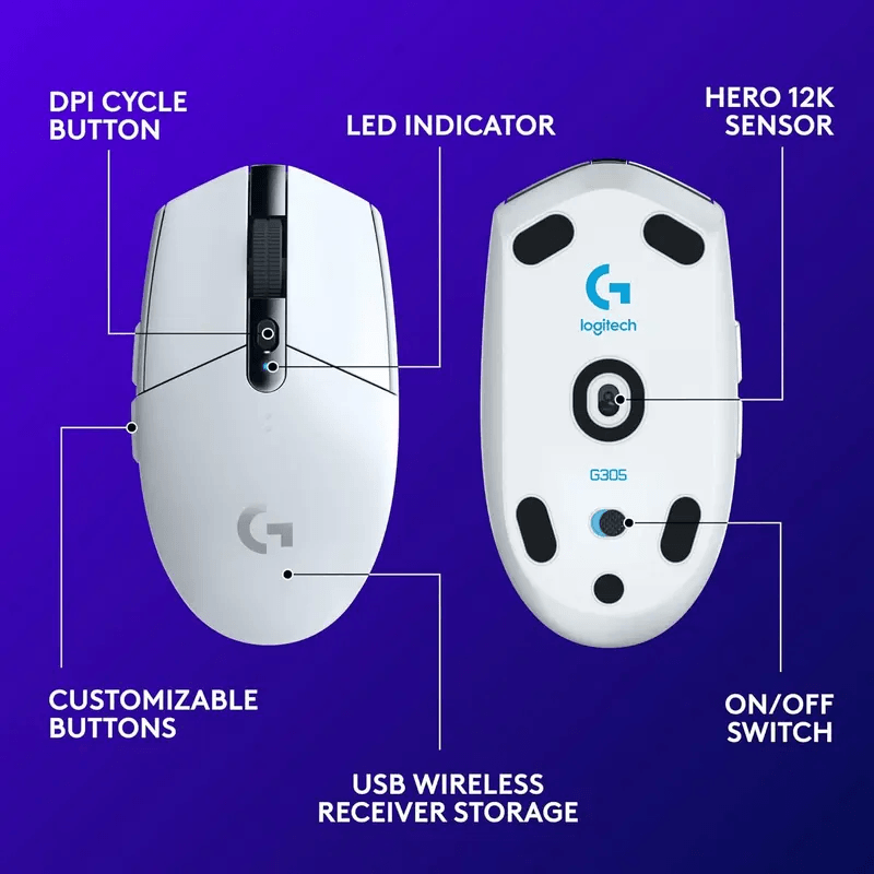 305 Wireless Mouse 2.4G Portable Light‑Weight Office User