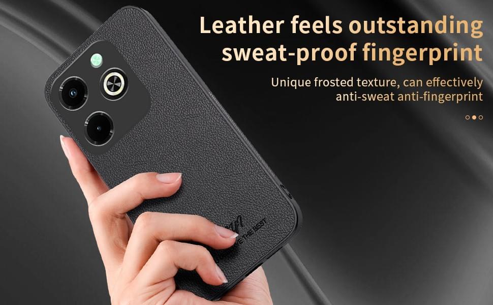 Magnetic Leather Texture Shockproof Case for Infinix Hot 40i
