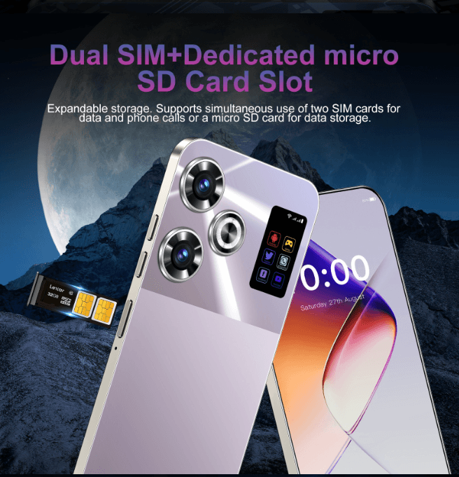M6 PRO Smartphone,7.3‑Inch Display