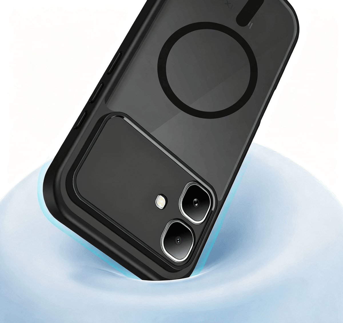 Matte Magnetic Case with Slide Camera Cover for Infinix Smart Series