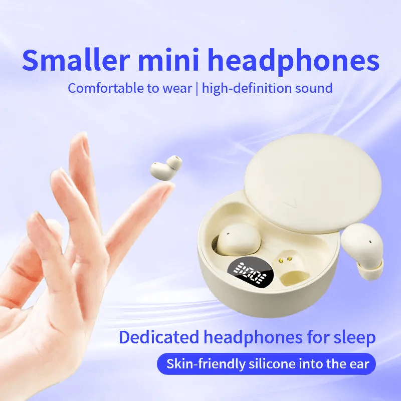 SK26 New Mini Sleep True Wireless Noise‑Cancelling In‑Ear Bluetooth Earbuds