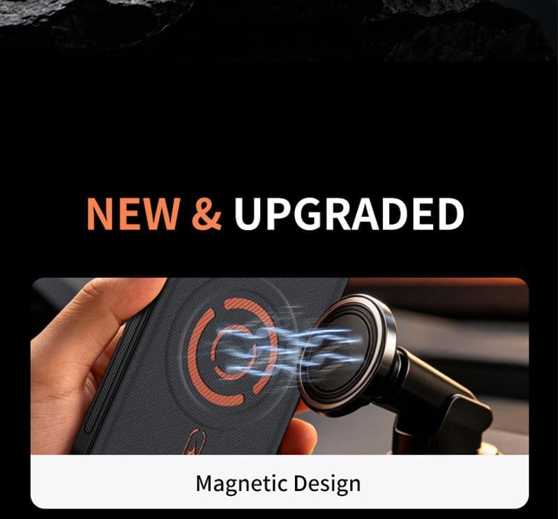 Magnetic Fabric Phone Case For Tecno Spark Go 2024 Shockproof Full Camera Protection Cover