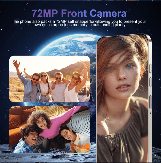 M6 PRO Smartphone,7.3‑Inch Display