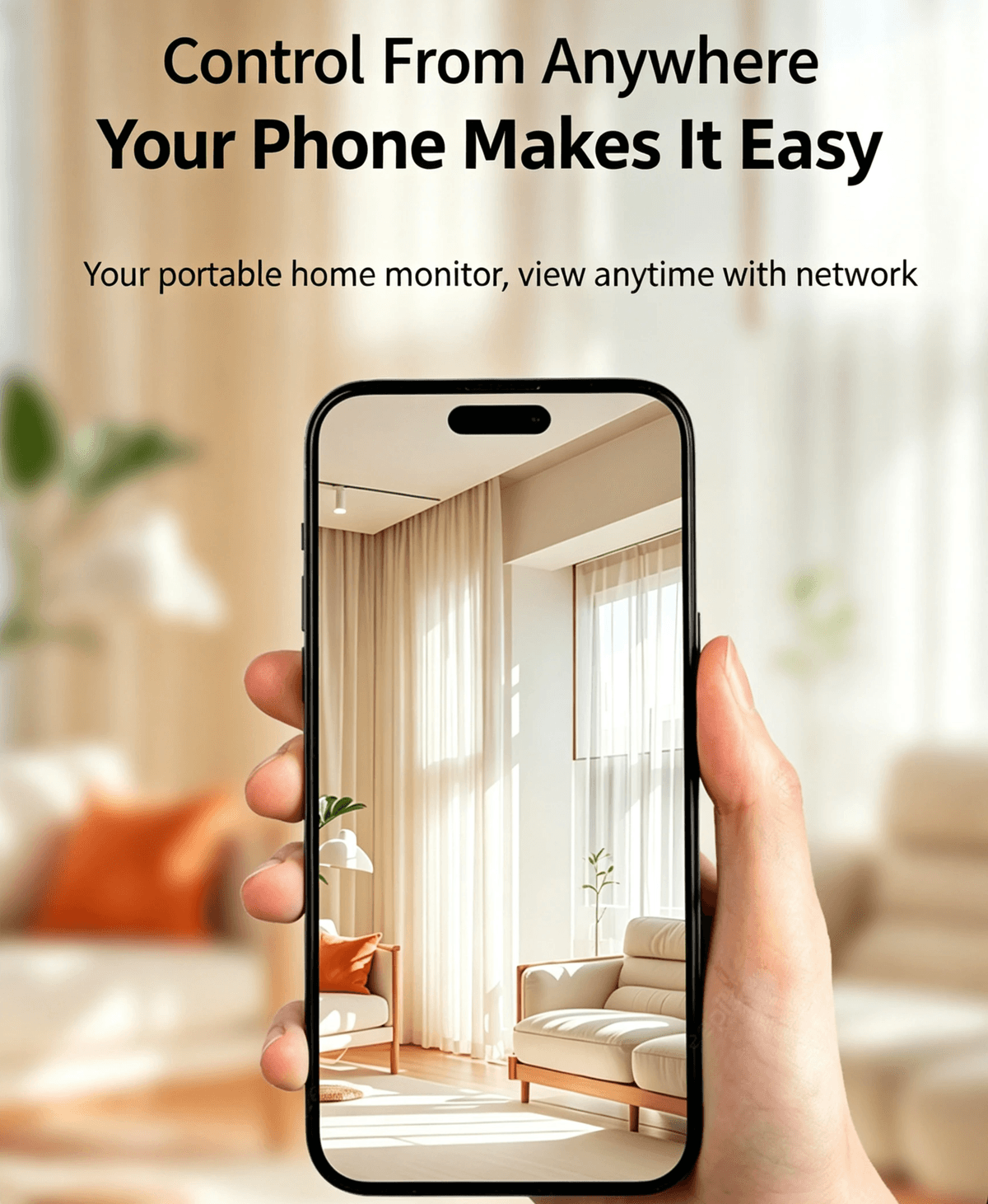 Indoor Camera, Two‑Way Audio, SD Card Recording, No Mandatory Cloud Subscription