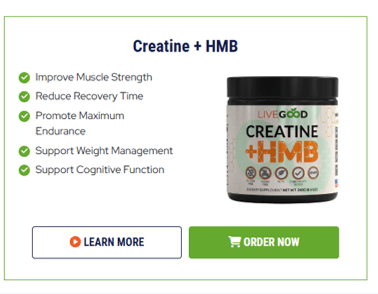 LiveGood Cretine +HMB Weight Management