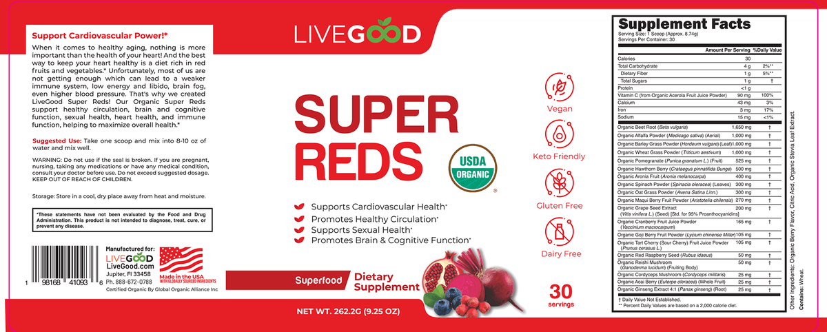 LiveGood super Reds
