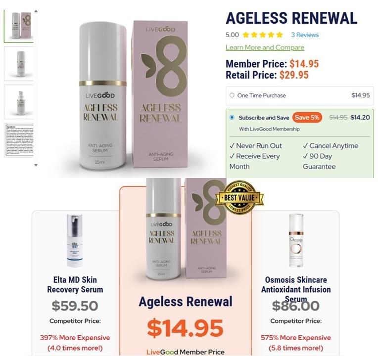 liveGood Ageless Renewal
