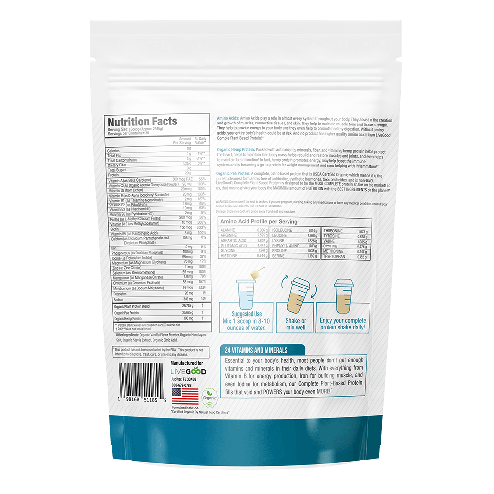 LiveGood Plan Based Protein