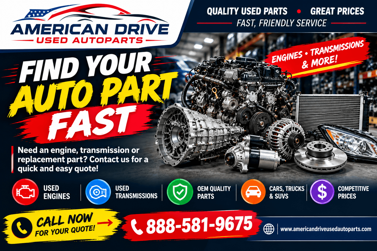 Our experienced team is here to assist you in finding the right used auto parts for your vehicle. We provide professional advice, quick responses, and reliable support to ensure a smooth purchasing experience. Count on us for expert guidance and quality products. Expert Service Our Used Auto Parts Used autoparts store