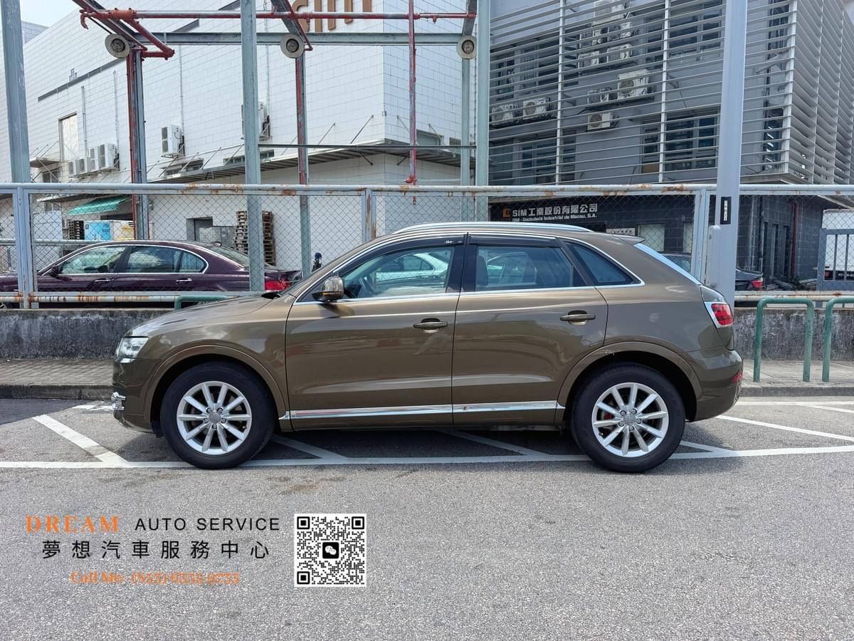 2013年AUDI Q3 2.0T Quattro｜棕色｜5座｜7萬餘公里