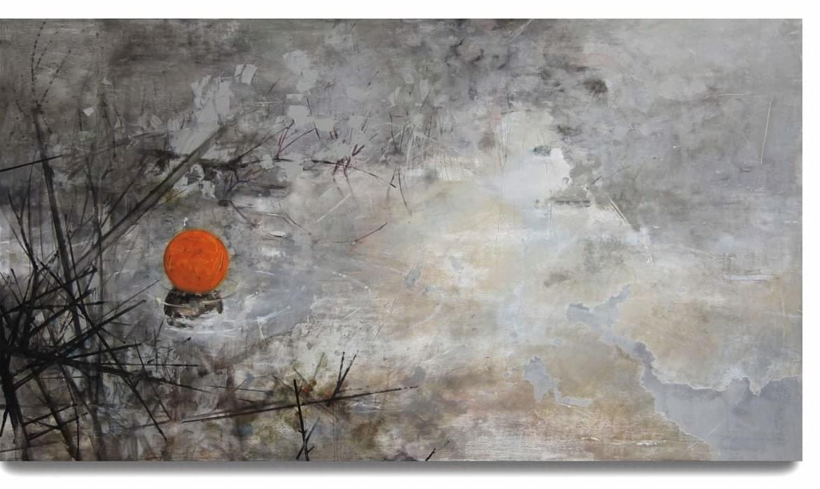 Painting - schilderij - Harm van den Berg - Ball, 2009, 122 x 220 cm, oil / acrylic on wood