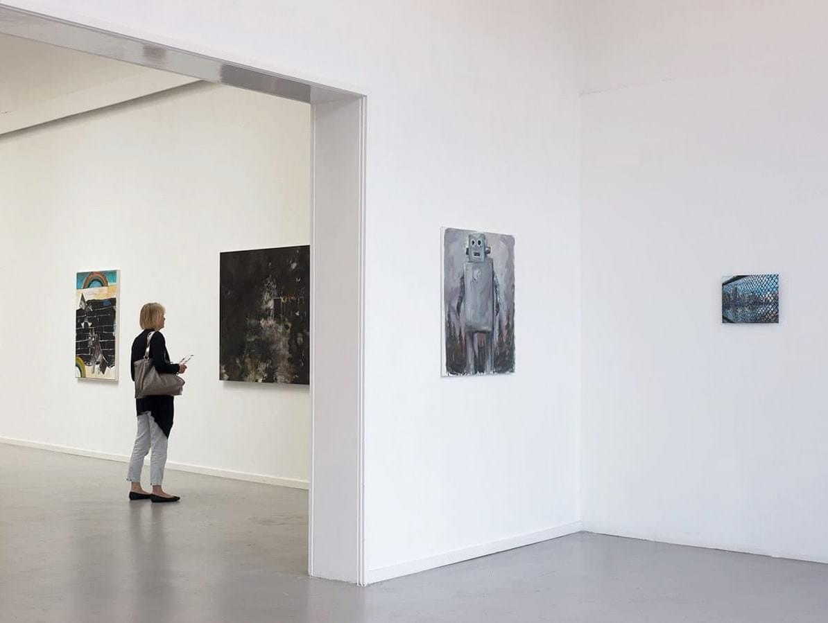 Painting - schilderij - Harm van den Berg - Installation view: Backyard