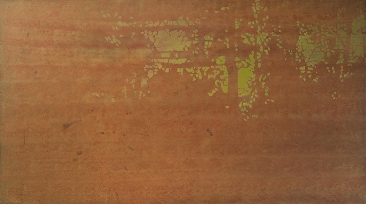 Schilderij- painting - Harm van den Berg - Echo, 2014, 70 x 125 cm, acrylic/oil paint on Dibond