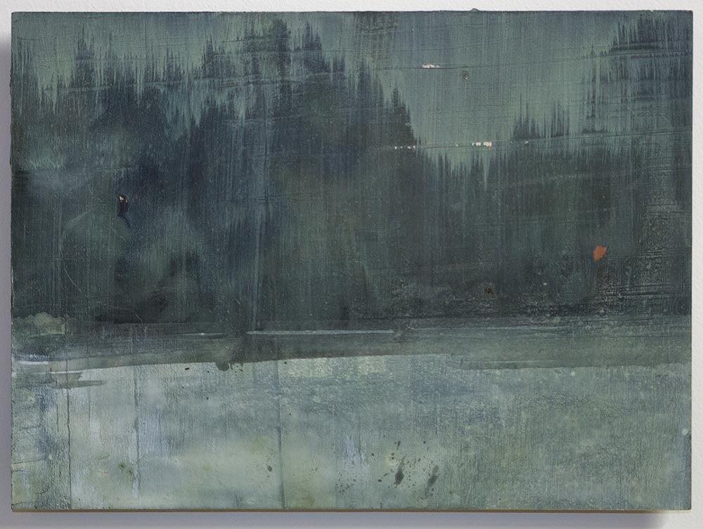 Schilderij- painting - Harm van den Berg - Untitled (view), 2014, 20 x 25 cm, oil / acrylic on wood