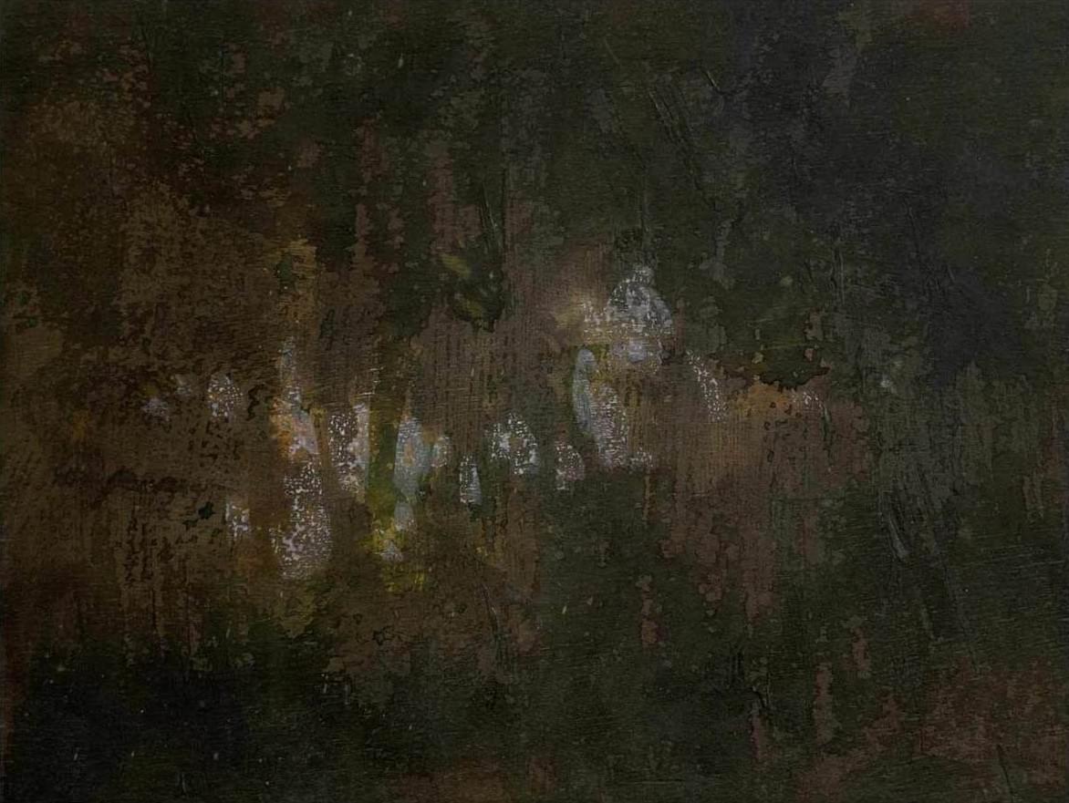 Schilderij- painting - Harm van den Berg - Ground, 2015, 30 x 40 cm, oil / acrylic on wood