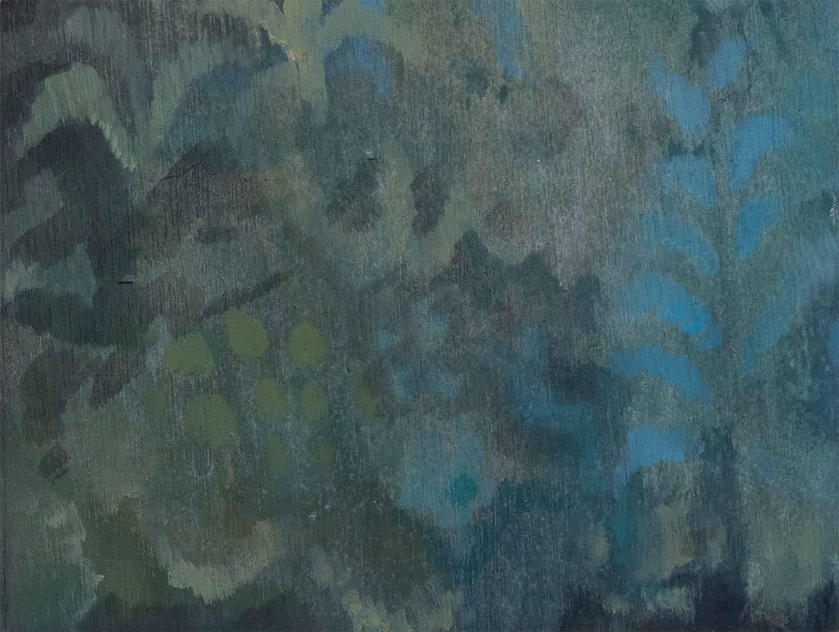 Inversion, small painting, 2013, 15 x 20 cm, oil / acrylic on wood - Harm van den Berg