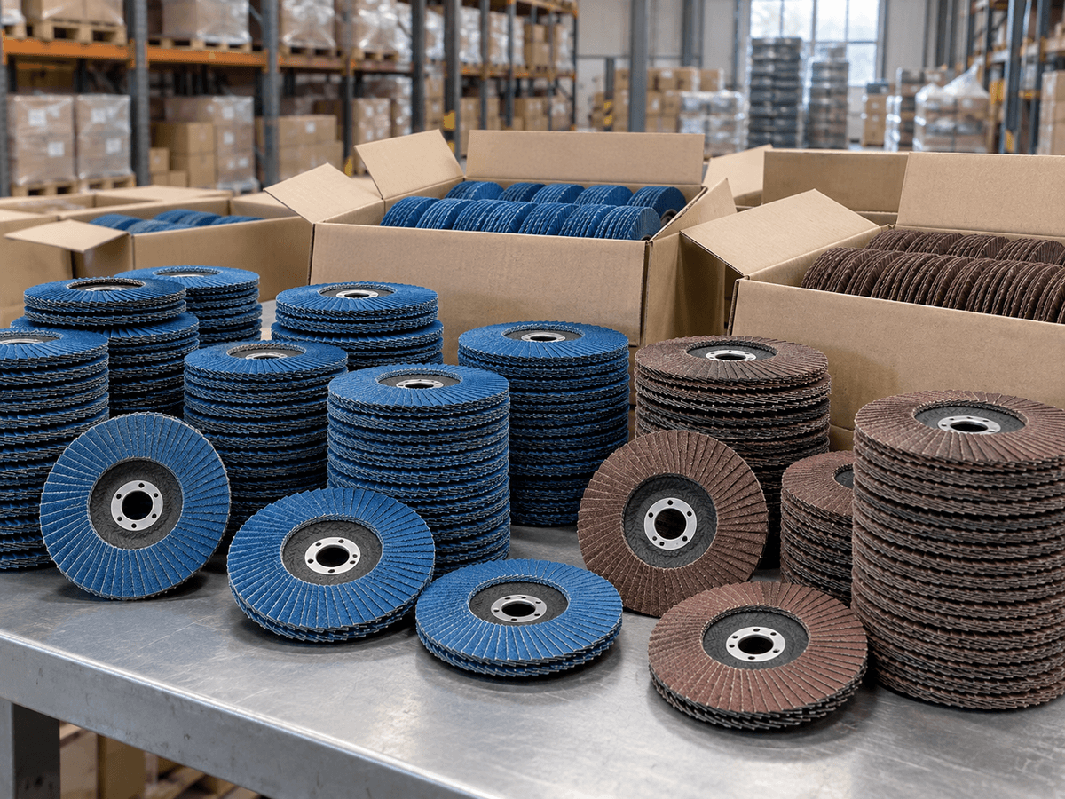 Our flap discs are crafted with the finest abrasive materials to ensure optimal performance and durability in demanding industrial applications. Premium Material Selection Our Flap Disc Solutions REX supplies flap discs for metal grinding and surface finishing, serving distributors, wholesalers, and industrial buyers worldwide. Create a professional English-language website showcasing our flap disc range, specifications, applications, and selection guide, with clear “Request a Quote” buttons and an inquiry form for disc size, grit, quantity, and contact details; use a clean industrial design and include only verified product and company information.