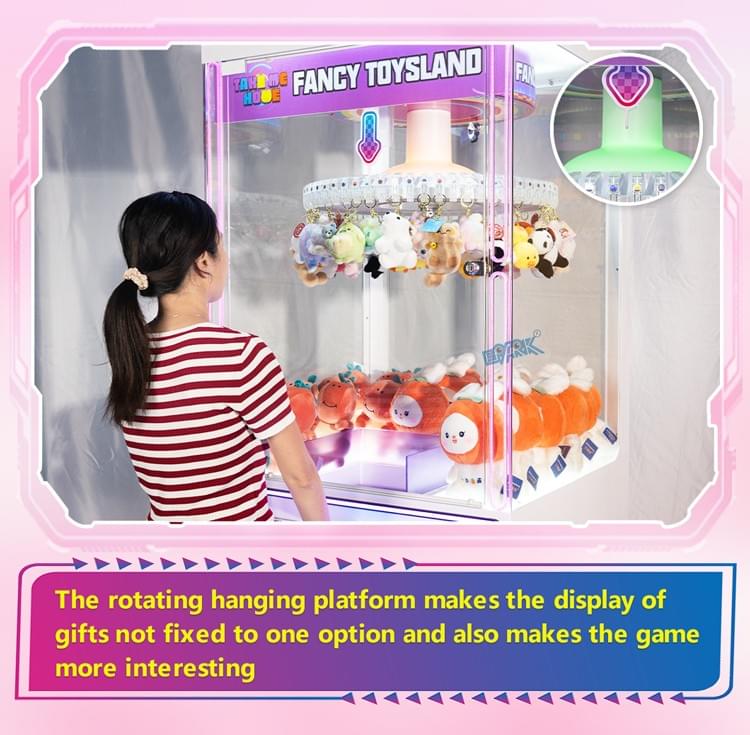 Fancy Toy Clip Machine Prize Game For Arcade Business