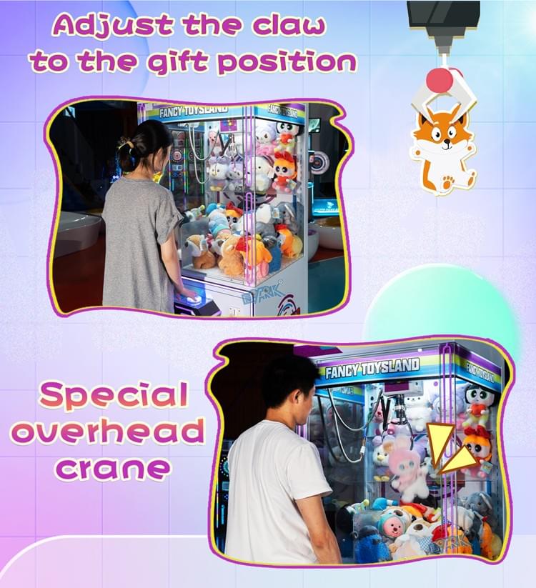 Commercial Claw Machine Prize Game Equipment For Arcade Business