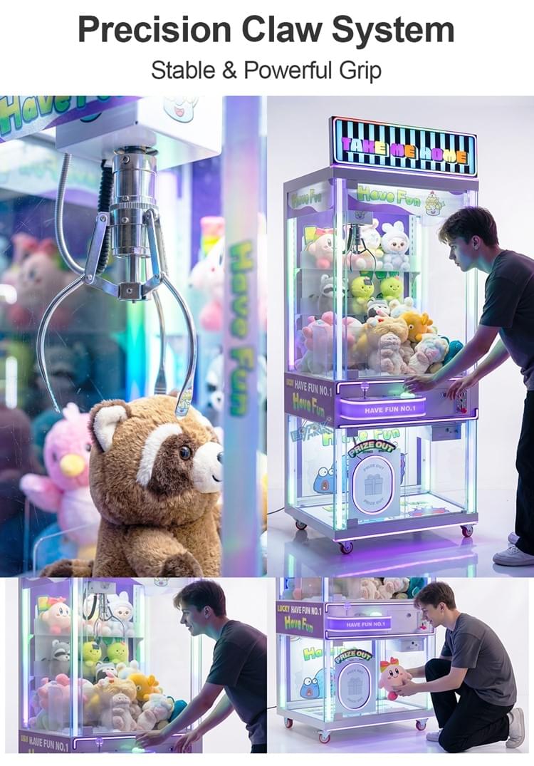 Single Player Claw Machine Prize Game Equipment For Arcade Business