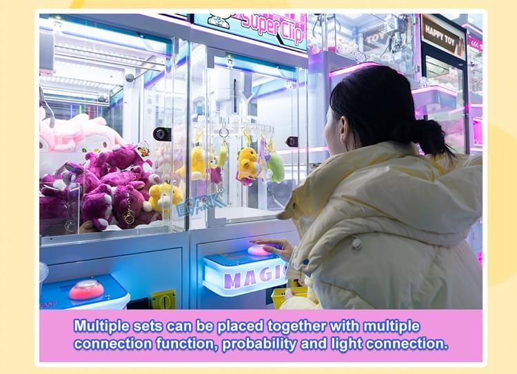 Mini Super Clip Machine Prize Game For Kids Entertainment