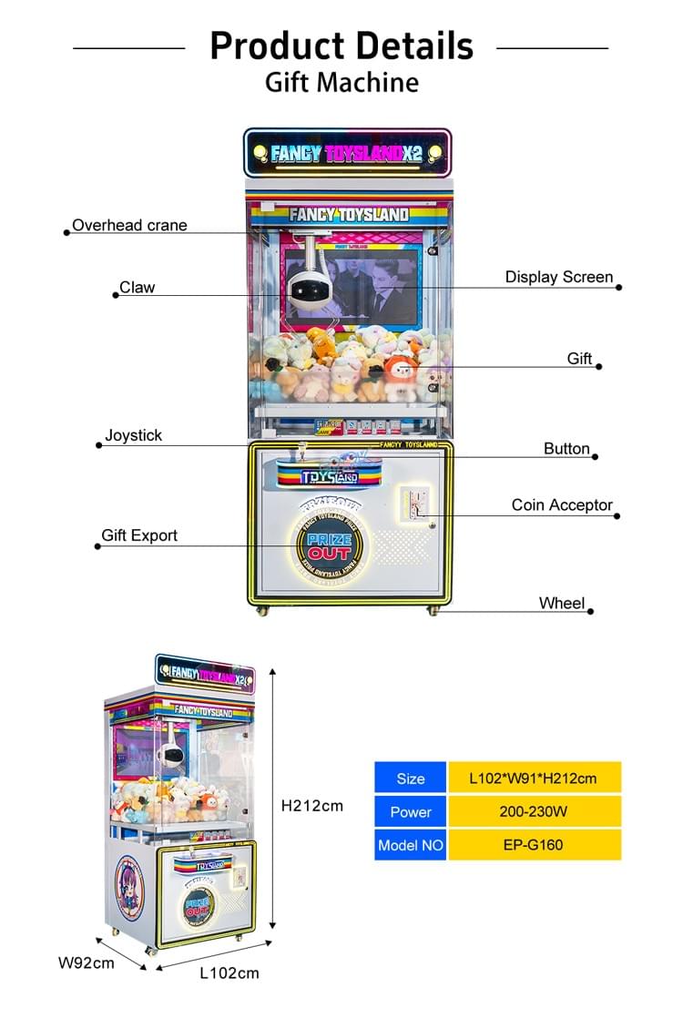 Commercial Arcade Game Machine With 32 Inch LCD Screen