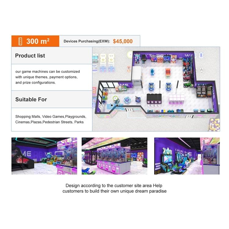 2 Player Claw Machine Commercial Prize Game For Arcade Business