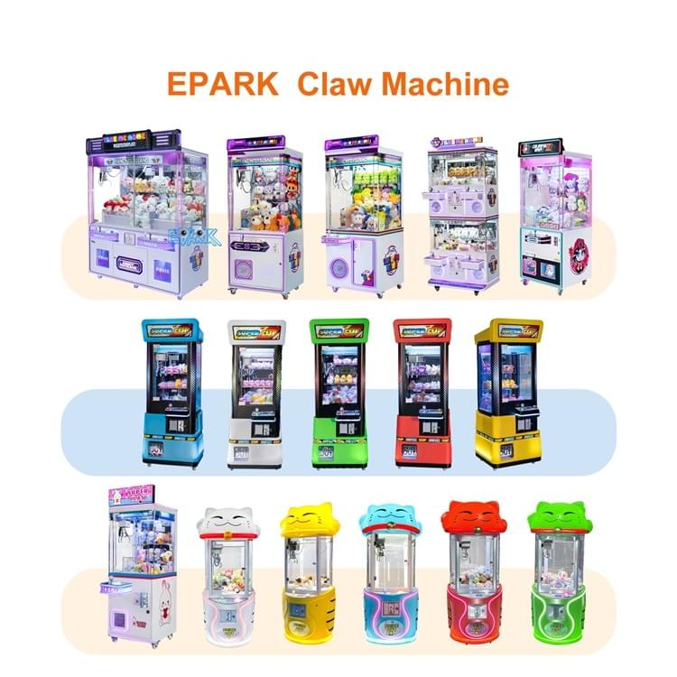 2 Player Claw Machine Commercial Prize Game For Arcade Business