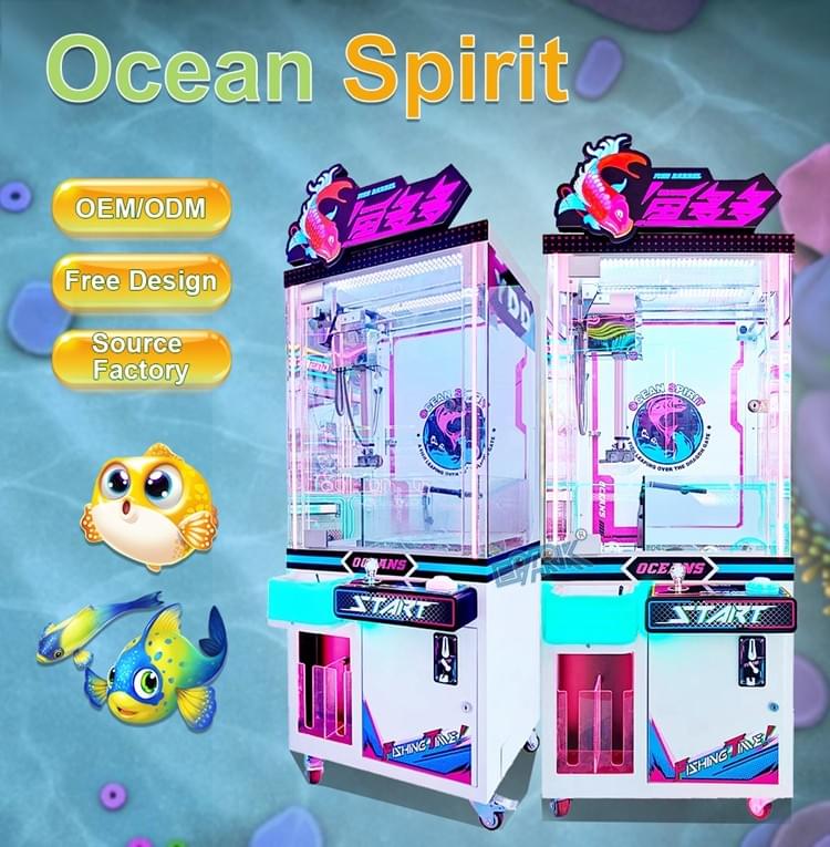 Ocean Spirit Claw Machine for Arcade Prize Game and Shopping Mall