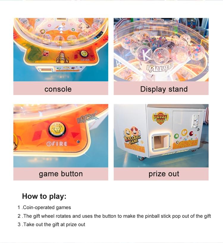 4 Player Prize Arcade Machine for Shopping Mall and Game Center