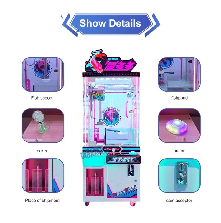 Ocean Spirit Claw Machine for Arcade Prize Game and Shopping Mall